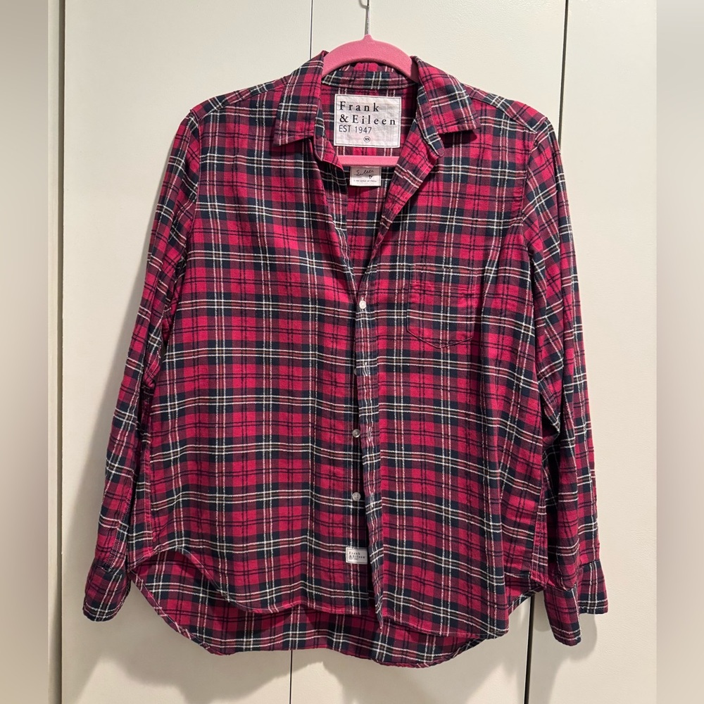Frank & Eileen flannel button down